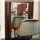 DM05. Mahogany framed mirror.